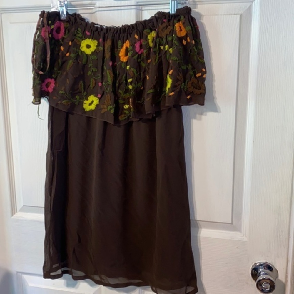 Judith March sleeveless small embroidered‎ dress